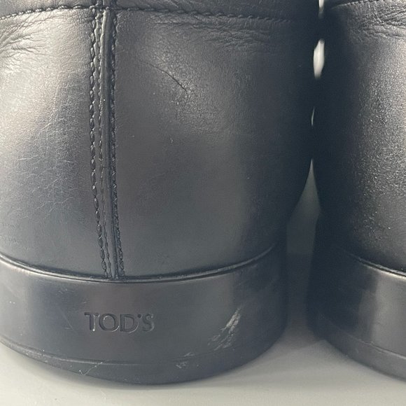 Tod\'s Men\'s Black Leather Loafers main image 12